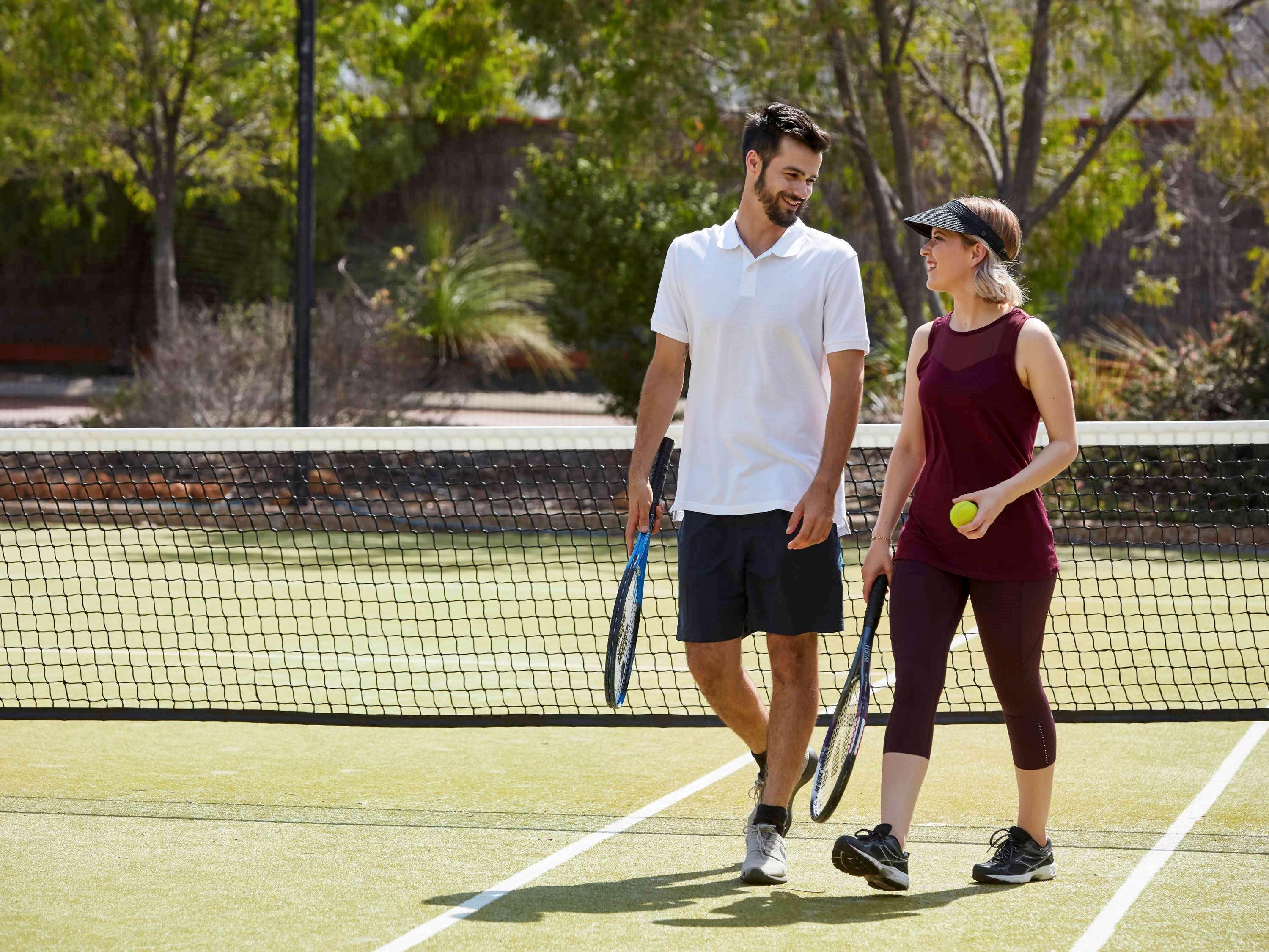 Pullman Bunker Bay Resort Margaret River Dunsborough Exterior foto Tennis players at the club